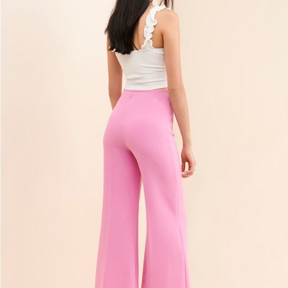 Urban Outfitters Flare pants, pink, size 6, NWT in packaging - Picture 2 of 9